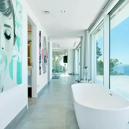 Luxurious Siesta Spain Villa With Private Pool And City Views Βίλα Santa Eulària des Riu
