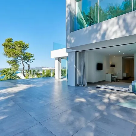 Luxurious Siesta Spain Villa With Private Pool And City Views Βίλα Santa Eulària des Riu