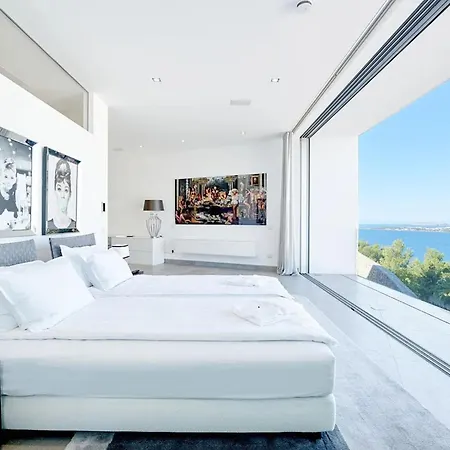 Luxurious Siesta Spain Villa With Private Pool And City Views Βίλα Santa Eulària des Riu