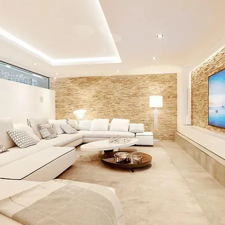 Luxurious Siesta Spain Villa With Private Pool And City Views Santa Eularia des Riu